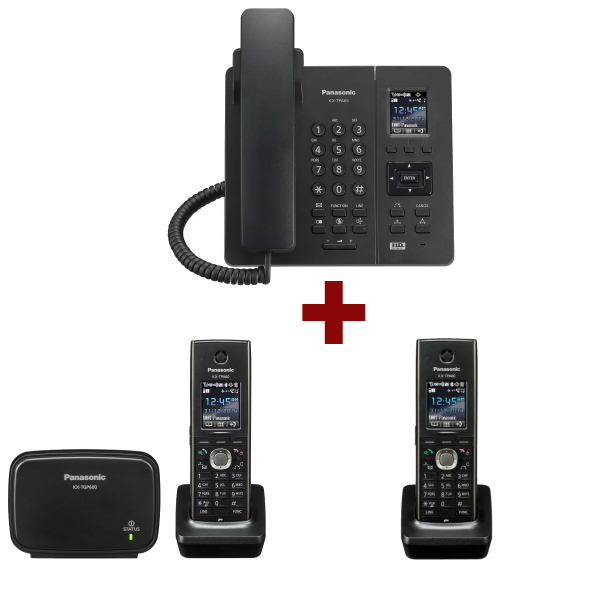 Panasonic KX-TGP600 + terminal KX-TPA60+ terminal KX-TPA65