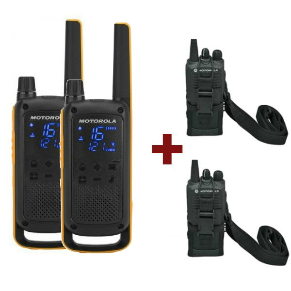 Motorola TLKR T82 Extreme + 2 Bolsas de proteção