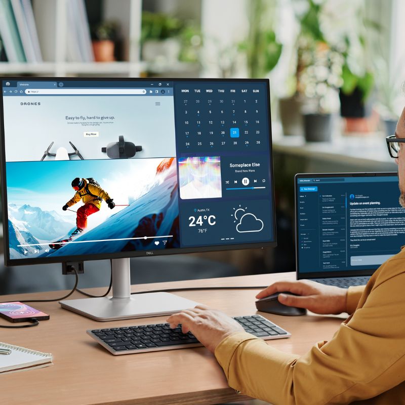 Dell S2725DC Monitor USB C QHD 27 Polegadas