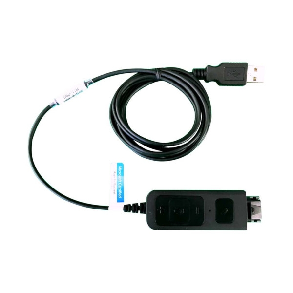 Cabo adaptador USB DSU011M com conexão QD tipo Plantronics