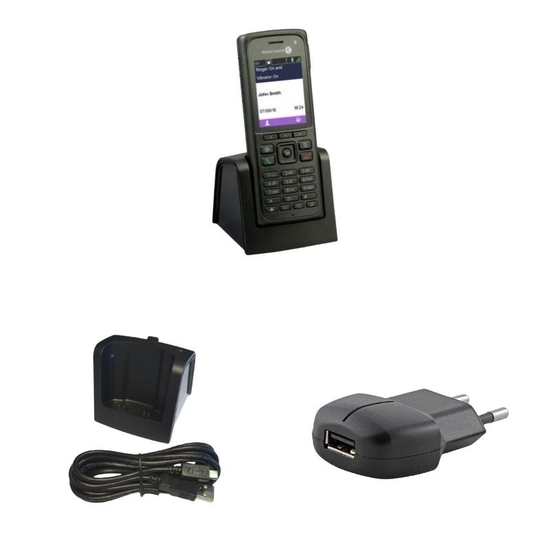 Pack completo Alcatel-Lucent 8262 + carregador e fonte de alimentação