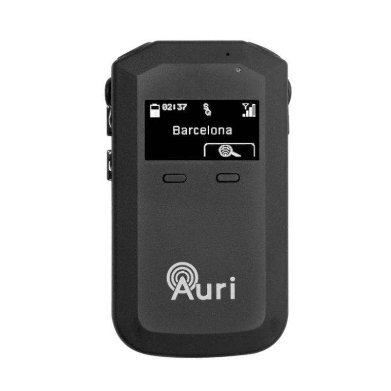 Recetor Auri RX1 Auracast™ para assistência auditiva