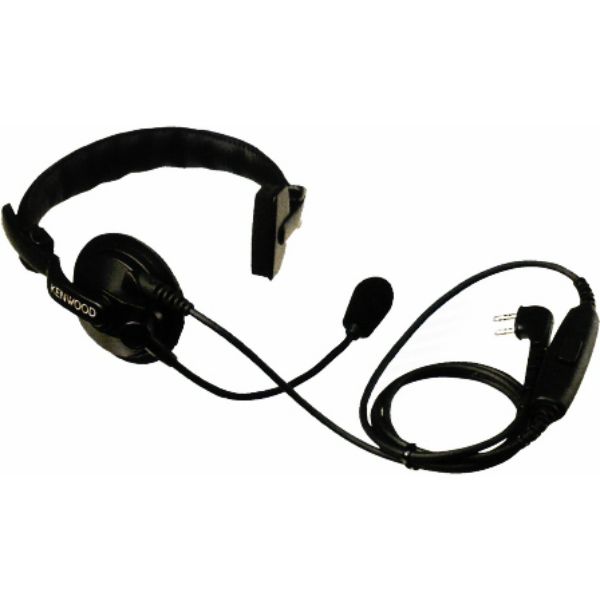 Auricular com função PTT para walkie-talkies Kenwood