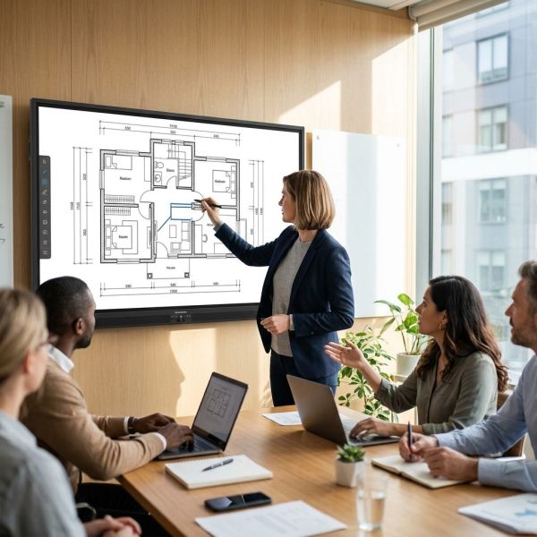Promethean ActivPanel 10 Premium 65 inch meeting room installation