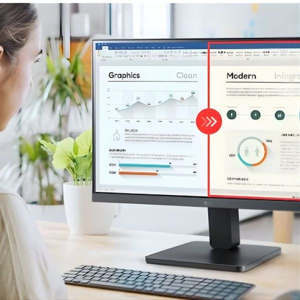 LG 24MR400 B 24 Zoll FHD IPS Monitor