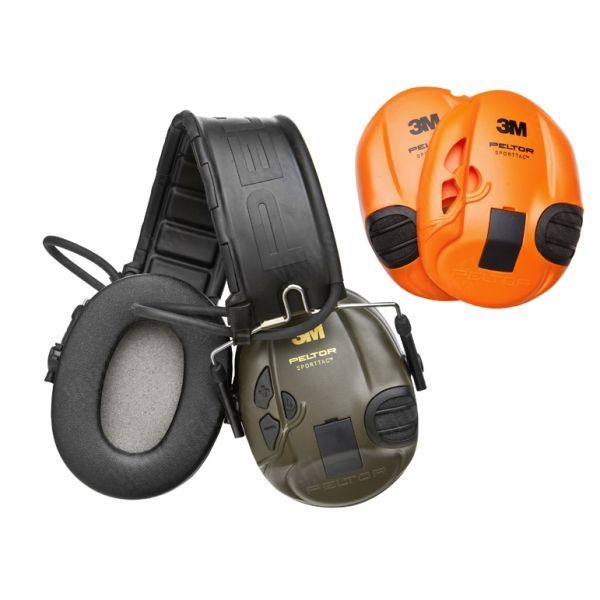 3M Peltor SportTac - Verde e Laranja