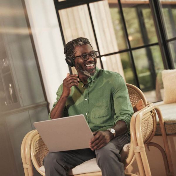 Jabra Evolve3 75 MS USB-A Con Base Ricarica