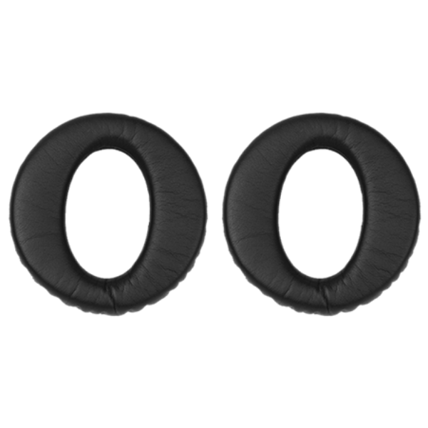 Almofadas auriculares em pele para Jabra Evolve 80