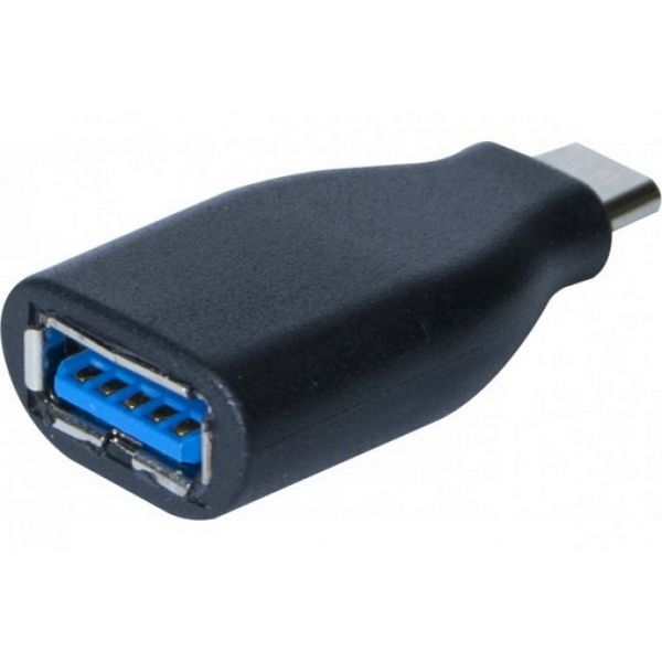 Adaptador monobloco macho USB-A 3.0 a USB-C 3.0
