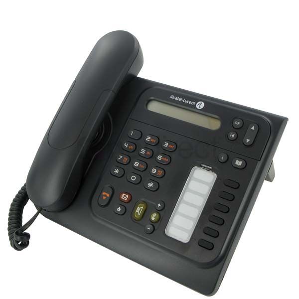 Telefone de mesa Alcatel preto