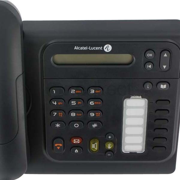 Telefone recondicionado com teclado numérico e visor digital
