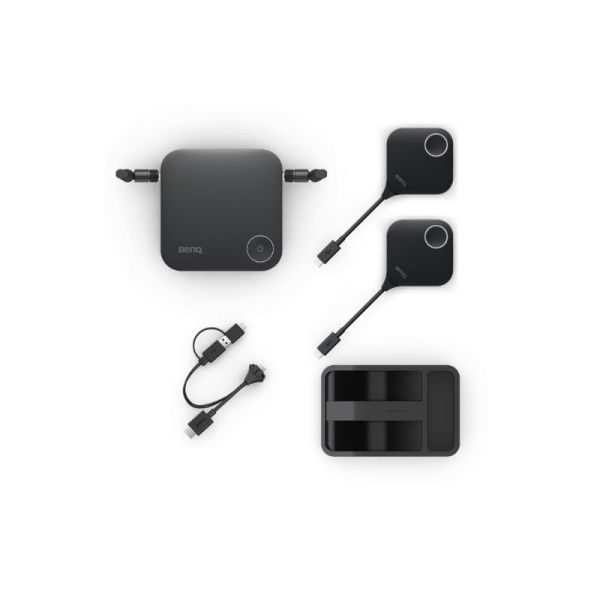 BenQ InstaShow WDC25 wireless receiver with external antennas for meeting rooms