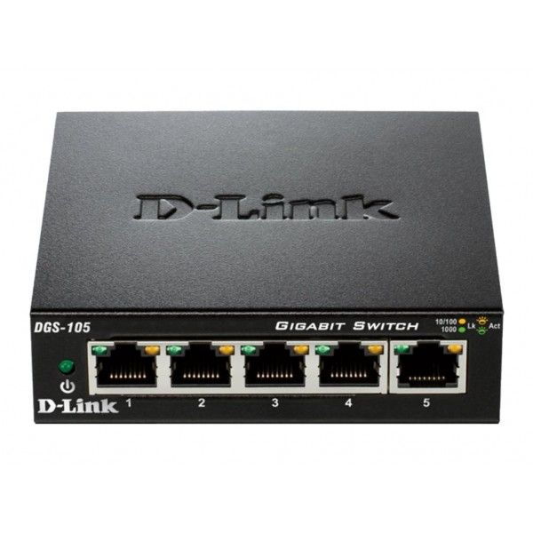 D-Link DGS-105 - Switch 5 portas