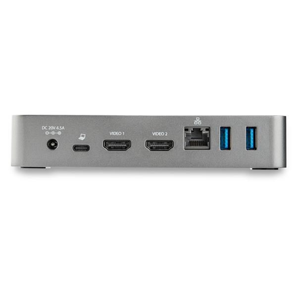 Docking Station USB-C de 2 portas HDMI para dois monitores 