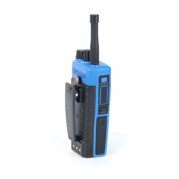 Entel DT985M ATEX IIC UHF Two Way Radio Rear Side View