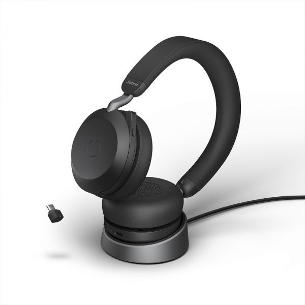 Jabra Evolve2 75 USB-C + Base de carregamento