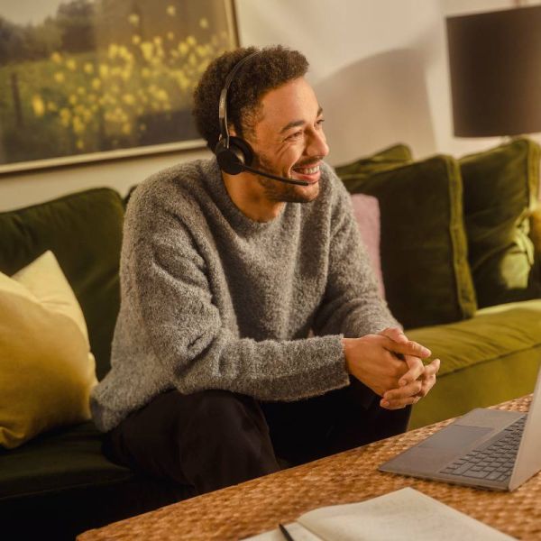 Jabra Evolve3 45 Mono USB-C/A MS + Stand