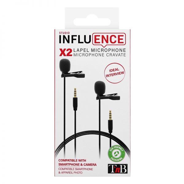 T’NB Influence – Pack de 2 microfones de lapela