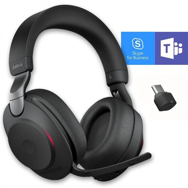 Jabra Evolve2 85 USB-C MS Stereo - Preto