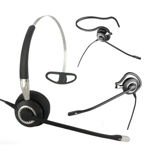 Jabra BIZ 2400 II Mono, 3 aplicações com microfone ultra cancelamento.