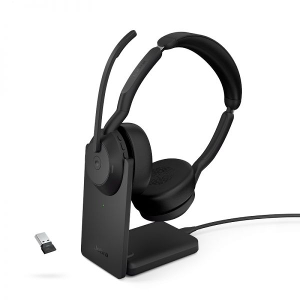 Jabra Evolve2 55 Stereo MS + Link380 USB-A + Deskstand