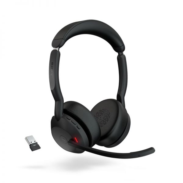 Jabra Evolve2 55 Stereo MS + Link380 USB-A + Deskstand