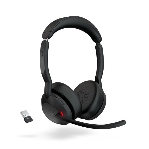 Jabra Evolve2 55 estéreo MS + dongle Link380a Recondicionado