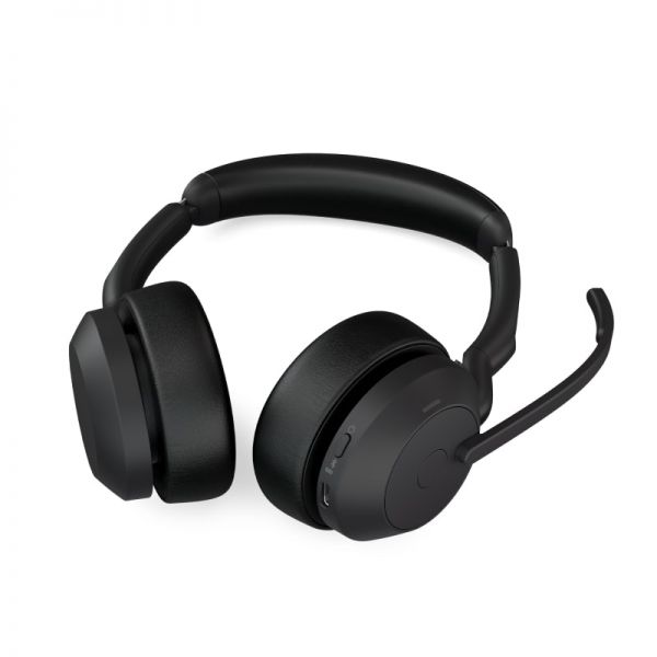 Jabra Evolve2 55 Stereo UC - met Link380 USB-C Dongle + Oplaadstandaard