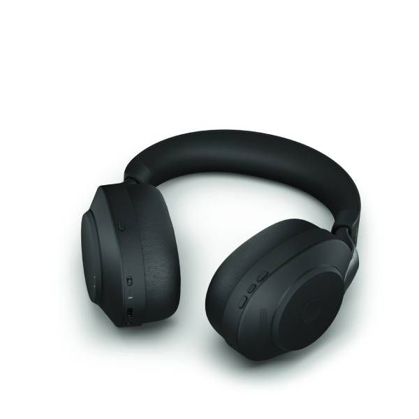 Jabra Evolve2 85 USB-A UC Stereo com suporte de carga - Preto