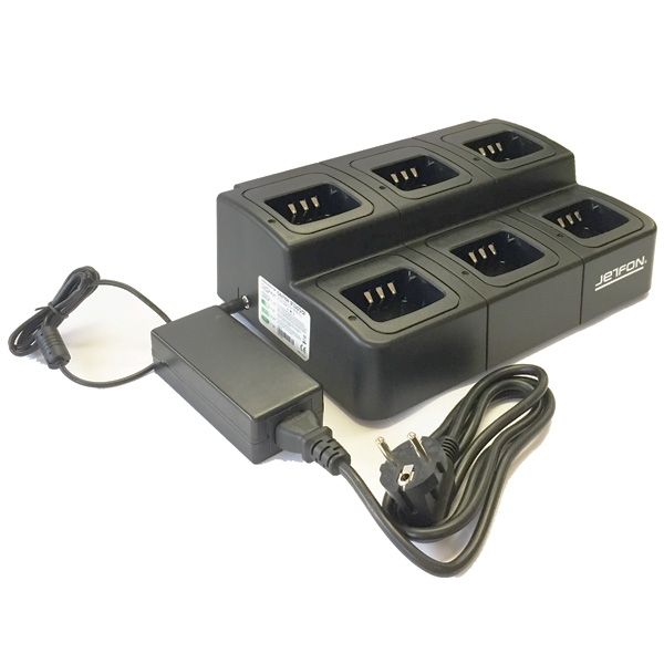 Carregador múltiplo Jetfon para Kenwood (6 posições)