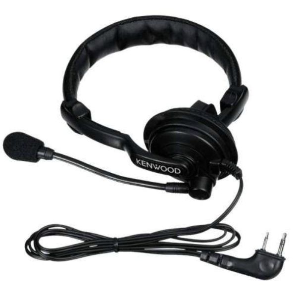 Auricular com função PTT para walkie-talkies Kenwood