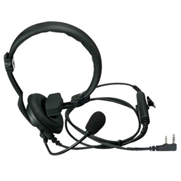 Auricular com função PTT para walkie-talkies Kenwood