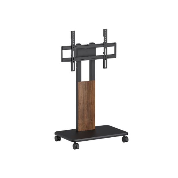 Kimex 030-1804 Mobile TV Stand with Walnut Finish