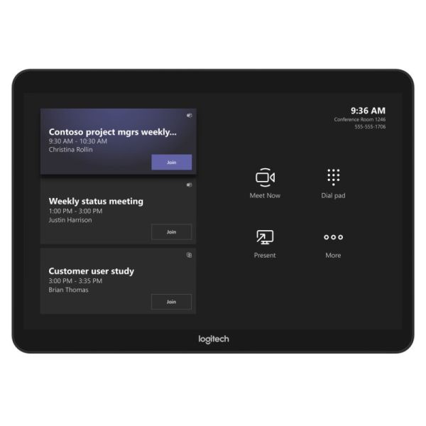 Logitech TAP Base Room Bundle com NUC Mini-PC