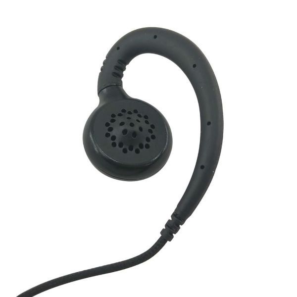 Micro-auricular com cabo tipo tecido fibra para Kenwood TK-3601