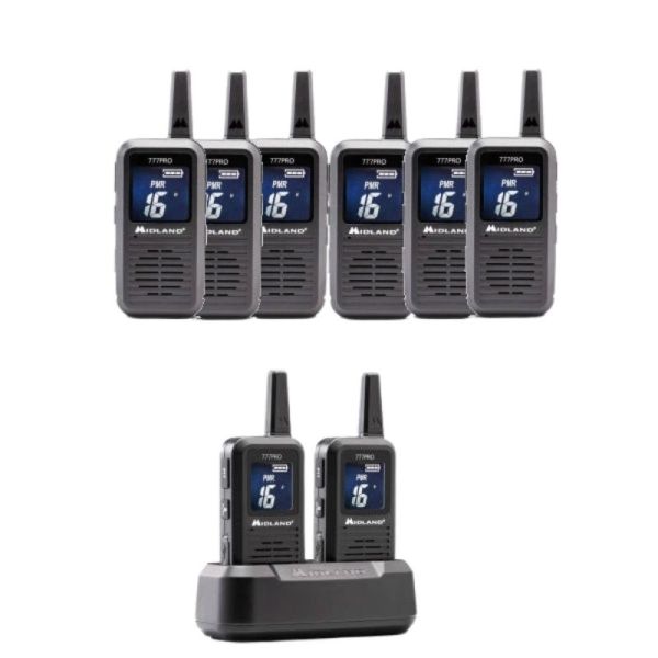 Pack de 3 pares Midland 777PRO