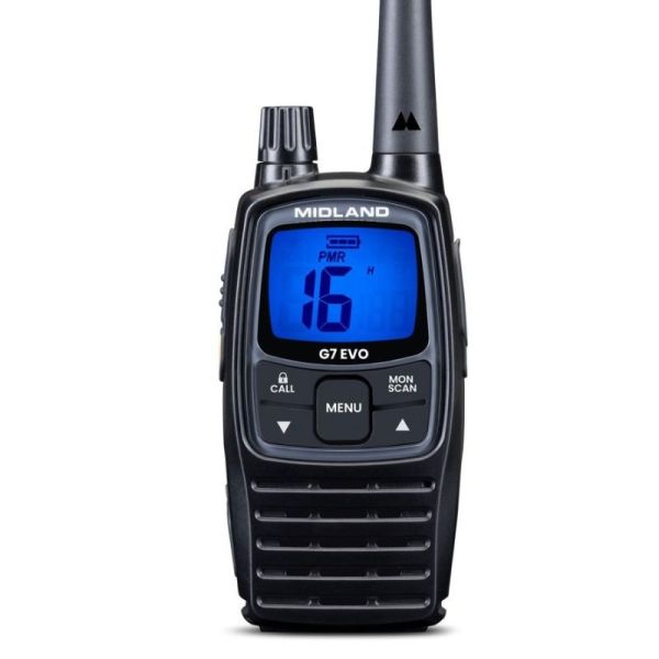 Midland G7 EVO LCD Display Close-Up