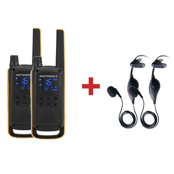 Motorola TLKR T82 Extreme + 2 Kits de auricular 