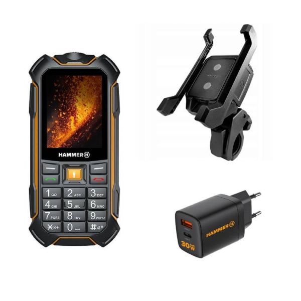 Hammer Boost LTE 2 + Suporte para telefone + RapidCharge