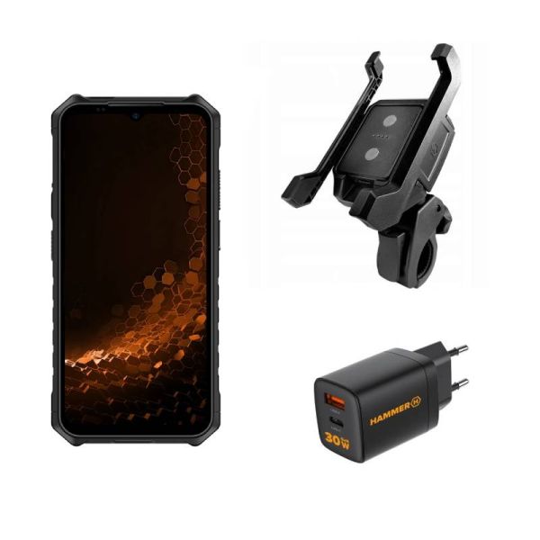 Hammer Iron V + Suporte para telefone + Carregador rápido