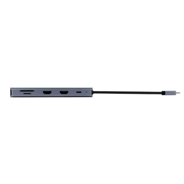 Adaptador Cleyver USB C 12 portas 