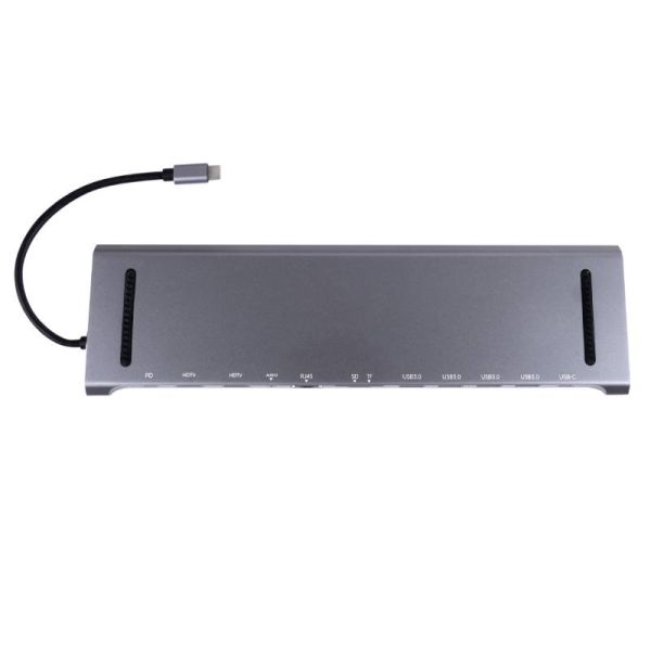 Cleyver Dock USB C 12  portos