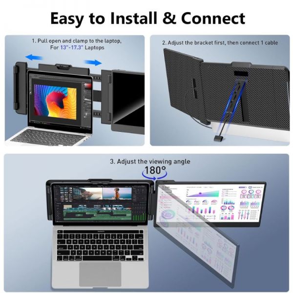 Cleyver extensión de pantalla de portátil 14''