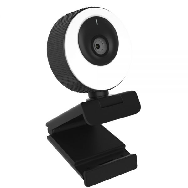 Cleyver Webcam HD com aro de luz