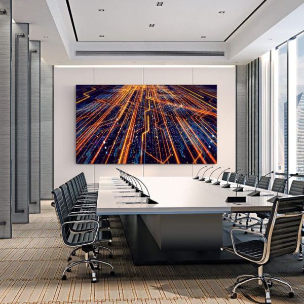 Samsung IAC 130 LED display in meeting room