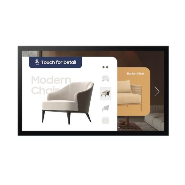 Samsung QMC-T 32 inch professional touch display front view