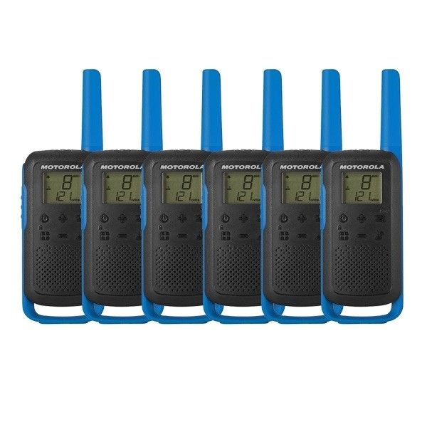 Pack sexteto Motorola Talkabout T62 Azul (3 pares) 