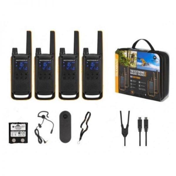 Pack de 4 Motorola T82 Extreme + Kits bodyguard