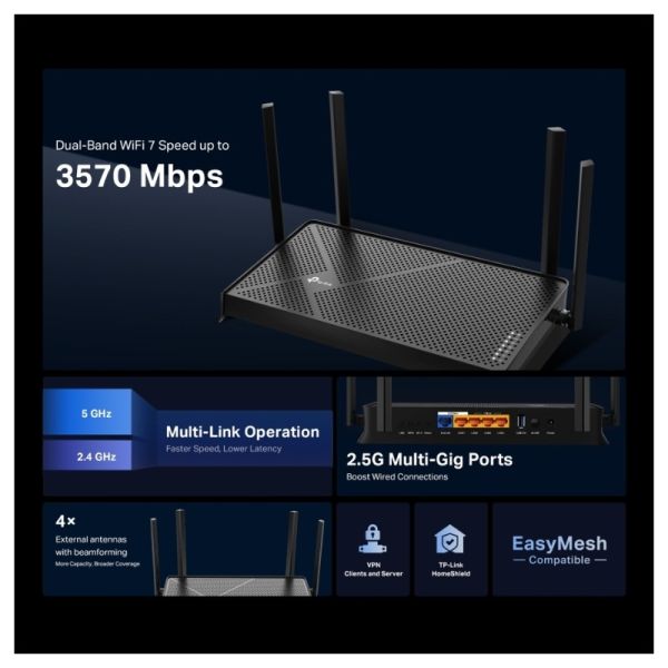 Archer BE230 Wi-Fi 7 Router