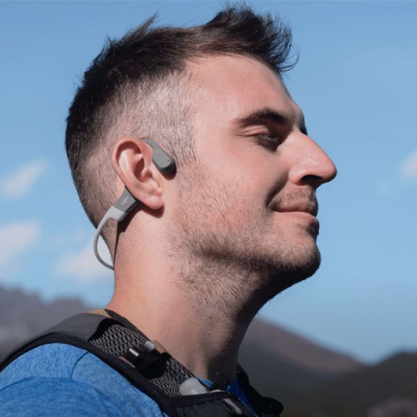 AfterShokz OpenRun - Cinzento